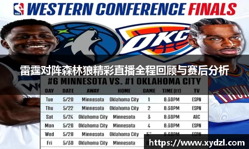 雷霆对阵森林狼精彩直播全程回顾与赛后分析
