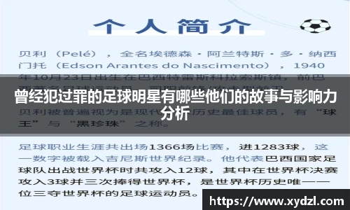 曾经犯过罪的足球明星有哪些他们的故事与影响力分析